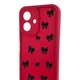 Чехол силиконовый Soft Touch с 3D принтом для Tecno Spark Go 2 бордовый (Полная защита камеры) - изображение 4
