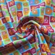 Ткань трикотаж интерлок принт Цветочки 100% хлопок Отрез 0,56 м*0,31м - изображение 4