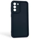 Чехол силиконовый Soft Touch для Samsung Galaxy S21 черный (Полная защита камеры) - изображение 1