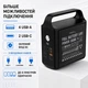 Павербанк ACL PW-155 CORE+ 100000 мА·год 22.5W Power Bank зі швидкою зарядкою, 4 USB, 2 Type-C, вбудованими кабелями та LED-світильником Чорний (UFTPW-155) - зображення 4
