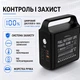Павербанк ACL PW-155 CORE+ 100000 мА·год 22.5W Power Bank зі швидкою зарядкою, 4 USB, 2 Type-C, вбудованими кабелями та LED-світильником Чорний (UFTPW-155) - зображення 7