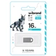 Флеш-накопичувач Wibrand USB 2.0 Lynx 16Gb Silver - изображение 2