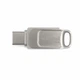 Флеш-накопичувач Wibrand USB 3.2 Gen1 Bee 128GB USB Type-A/USB Type-C Silver - изображение 1