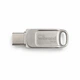 Флеш-накопичувач Wibrand USB 3.2 Gen1 Bee 64GB USB Type-A/USB Type-C Silver - изображение 1