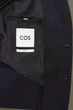 Блейзер чоловічий COS single-breasted wool-blend blazer - relaxed 1184734001 Eur 50 Синій - зображення 7