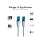 Патч-корд 3m RJ-45 cat 5e UTP blue Vention (VAP-A10-S300) - зображення 3