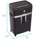 Знищувач документів HP Pro Shredder 18CC, A4, 80g х 18 листів, 4*35, 25 л., P-4 (2813) - изображение 5