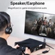 Звукова карта USB AUX jack, 3*TRS (Mic + Ear) 0.15m Volume Control чорна (CDRBB) - изображение 4