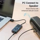 Звукова карта USB AUX jack, 3*TRS (Mic + Ear) 0.15m Volume Control чорна (CDRBB) - изображение 8
