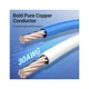 Патч-корд 0.5m S/FTP cat 8 RJ-45 COPPER black Vention (IKGBD) - изображение 4
