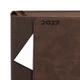 Щоденник діловий Leo Planner Nebraska А5 датований 2027 твердий коричневий 368 сторінок (252767) - изображение 3