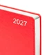 Щоденник діловий Leo Planner City A5 датований 2027 твердий червоний 368 сторінок (252751) - изображение 3