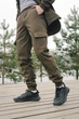 Мужские зимние штаны Softshell на флисе утепленные водостойкие Софтшелл Intruder 5XL Хаки - изображение 2