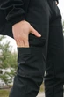Чоловічі зимові штани Softshell на флісі утеплені водостійкі Софтшелл Intruder 5XL Чорні - зображення 6