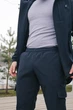 Чоловічі зимові штани Softshell на флісі утеплені водостійкі Софтшелл Intruder 5XL Темно Сині - зображення 8
