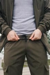 Мужские зимние штаны Softshell на флисе утепленные водостойкие Софтшелл Intruder 5XL Хаки - изображение 10