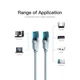 Патч-корд Cat.5E UTP Patch Cable 0.75M Blue Vention (VAP-A10-S075) - зображення 5