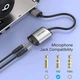 Звуковая плата USB External Sound Card 0.15M Gray Metal Type Vention (CDKHB) - изображение 3