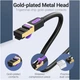 Патч-корд Cat.7 SFTP Patch Cable 10M Black Vention (ICDBL) - зображення 2