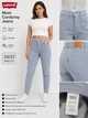 Жіночі вельветові джинси Mom з високою талією Levi's, розмір 24/27 - изображение 6