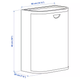 Кошик пластиковий з кришкою GARDSBUTIK IKEA 705.651.99 - зображення 8