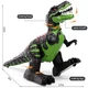 Робот Динозавр на радиоуправлении Tyrannosaur, USB кабель, пульт управления, подсветка, звук, ходит (i7-145444) - изображение 4