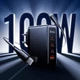 Мережевий зарядний пристрій HOCO N85 Vigoroso charger Type-C cable 100W Black - изображение 7