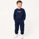 Детский теплый спортивный костюм (свитшот + брюки) для мальчика Zara 104-110 см Синий 82762 - изображение 2