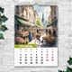 Календарь настенный перекидной "Города. Акварель" 13 листов формат А3 ENTERSTORE 42х29.7 см (ART 250191) - изображение 5