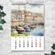 Календарь настенный перекидной "Города. Акварель" 13 листов формат А3 ENTERSTORE 42х29.7 см (ART 250191) - изображение 6