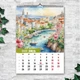 Календарь настенный перекидной "Города. Акварель" 13 листов формат А3 ENTERSTORE 42х29.7 см (ART 250191) - изображение 8