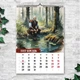 Календарь настенный перекидной Ведьмак акварель 13 листов ENTERSTORE 42х29.7 см (ART 250188) - изображение 4