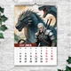 Календарь настенный перекидной Ведьмак акварель 13 листов ENTERSTORE 42х29.7 см (ART 250188) - изображение 8