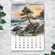Календарь настенный перекидной "Города и природа. Акварель" 13 листов формат А3 ENTERSTORE 42х29.7 см (ART 250178) - изображение 3