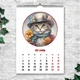 Календар настінний перекидний Коты 13 листов 42х29.7 см (ART 250153) - зображення 2