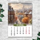 Календарь настенный перекидной "Города и природа. Акварель" 13 листов формат А3 ENTERSTORE 42х29.7 см (ART 250178) - изображение 12