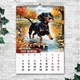 Календарь настенный перекидной Такса собака 13 листов ENTERSTORE 42х29.7 см (ART 250200) - изображение 11