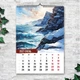 Календарь настенный перекидной "МОРЕ-2027" 13 листов ENTERSTORE 42х29.7 см (ART 260113) - изображение 2