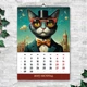 Календарь настенный перекидной А3 «Señor Gato» 2027 — 13 иллюстраций котов ENTERSTORE 42х29.7 см (ART 250141) - изображение 3