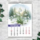 Календарь 2027 настенный перекидной Арт Нежность 13 листов ENTERSTORE 42х29.7 см (ART 250202) - изображение 4