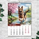 Календарь А3 перекидной настенный НЕМЕЦКАЯ ОВЧАРКА 13 листов ENTERSTORE (art. 260208) - изображение 13