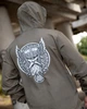Чоловіча вітровка Born Of War Odin Олива меморіальна тканина вітро- та вологозахист капюшон L - зображення 5