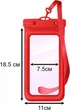Водонепроницаемый чехол Waterproof Color Red (45497) - изображение 2