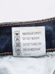 Женские демисезонные джинсы Baggy с потертостями темно-синие (N7424-4) 27 - изображение 5