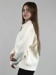 Женская демисезонная кофта из альпаки белая one size (712) - изображение 4