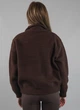 Женская демисезонная кофта из альпаки шоколадная one size (722) - изображение 5