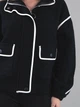 Женская демисезонная кофта из альпаки черная one size (117) - изображение 2