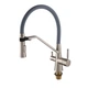 Змішувач для кухні MIXXUS PREMIUM MAGNET 021 SS COLOR REFL.GREY з гнучким виливом з виходом для питної води (Колір нерж+вилив сірий) (MI6976) - изображение 4