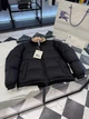 Мужская пуховая куртка Burberry со стойкой, гусиный пух, черная 2XL - изображение 7