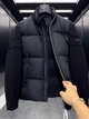 Мужская пуховая куртка Dior Oblique Диор черная с трикотажными рукавами, XL - изображение 7